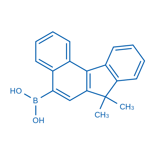 (7,7-Dimethyl-7H-benzo[c]fluoren-5-yl)boronic acid Structure