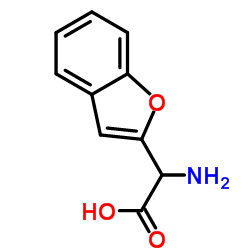 Amino(1-benzofuran-2-yl)acetic acid Structure