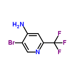 5-Bromo-2-(trifluoromethyl)-4-pyridinamine structure