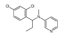 N-[1-(2,4-dichlorophenyl)propyl]-N-methylpyridin-3-amine Structure