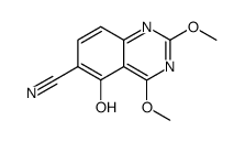 6-cyano-2,4-dimethoxy-5-hydroxyquinazoline Structure