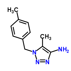 5-Methyl-1-(4-methylbenzyl)-1H-1,2,3-triazol-4-amine picture