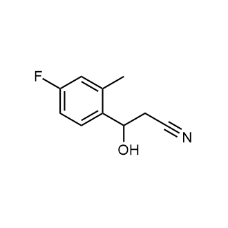 3-(4-Fluoro-2-methylphenyl)-3-hydroxypropanenitrile picture