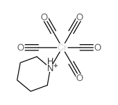 Chromium,pentacarbonyl(piperidine)-, (OC-6-22)- Structure