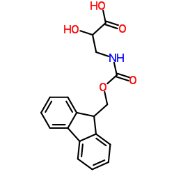 fmoc-dl-isoser-oh structure