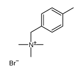 trimethyl-[(4-methylphenyl)methyl]azanium,bromide Structure