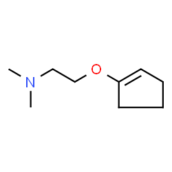 Ethanamine, 2-(1-cyclopenten-1-yloxy)-N,N-dimethyl- (9CI) structure