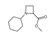 Methyl 1-cyclohexyl-2-azetidinecarboxylate structure