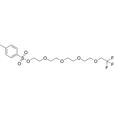 1,1,1-Trifluoroethyl-peg5-tos Structure