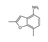 4-Benzofuranamine,2,7-dimethyl- picture