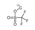 methyl trifluoromethanesulfonate结构式