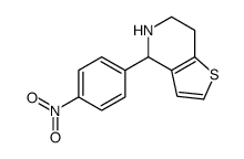 4-(4-硝基苯基)-4,5,6,7-四氢噻吩并[3,2-c]吡啶 三氟乙酸酯结构式