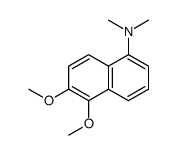 5,6-Dimethoxy-N,N-dimethyl-2-naphthalenamine结构式