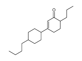 3-(4-butylcyclohexyl)-6-propylcyclohex-2-en-1-one Structure