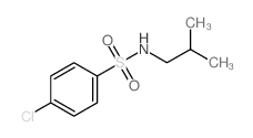 Benzenesulfonamide,4-chloro-N-(2-methylpropyl)-结构式