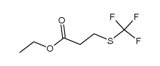 ethyl 3-(trifluoromethylthio)propionate Structure