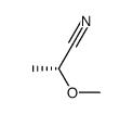 (2R)-2-methoxypropanenitrile结构式