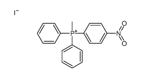 methyl-(4-nitrophenyl)-diphenylphosphanium,iodide结构式