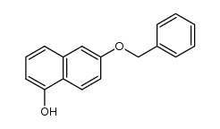 6-(benzyloxy)naphthalen-1-ol structure