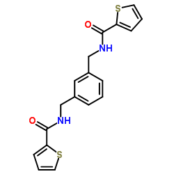 N,N'-(1,3-亚苯基二(亚甲基))二(噻吩-2-甲酰胺)图片