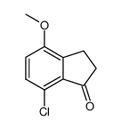 7-Chloro-4-methoxy-2,3-dihydro-1H-inden-1-one structure