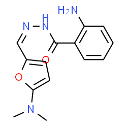 Benzoic acid,2-amino-,[[5-(dimethylamino)-2-furanyl]methylene]hydrazide (9CI)结构式