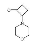 Cyclobutanone,2-(4-morpholinyl)- Structure