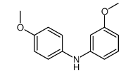 3-methoxy-N-(4-methoxyphenyl)aniline Structure