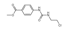 METHYL 4-(([(2-CHLOROETHYL)AMINO]CARBONYL)AMINO)BENZENECARBOXYLATE picture