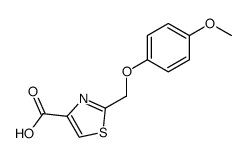 2-(4-Methoxy-phenoxymethyl)-thiazole-4-carboxylic acid Structure