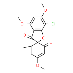 4,4',6-Trimethoxy-6'-methyl-7-chlorospiro[benzofuran-2(3H),1'-[3]cyclohexene]-2',3-dione picture