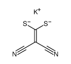 potassium 1,1-dicyanoethylene-2,2-ditholate结构式