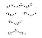 [3-(dimethylcarbamoylamino)phenyl] N-prop-2-enylcarbamate结构式