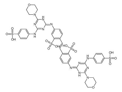 4,4'-Bis[4-morpholino-6-(p-sulfoanilino)-1,3,5-triazin-2-ylamino]-2,2'-stilbenedisulfonic acid picture