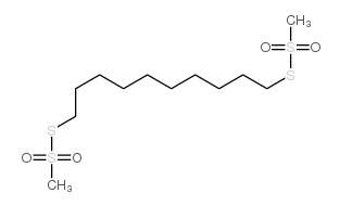 1,10-癸二基二甲烷硫代磺酸酯结构式