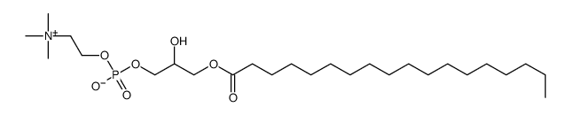 1-Stearoyllysophosphatidylcholine结构式