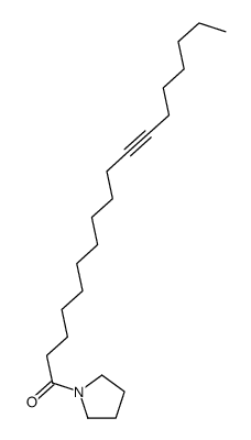 1-(1-Oxo-11-octadecynyl)pyrrolidine结构式