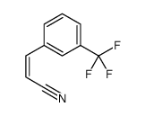 (Z)-3-[3-(trifluoromethyl)phenyl]acrylonitrile Structure