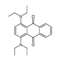 1,4-bis(diethylamino)anthracene-9,10-dione Structure