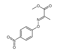 methyl 2-(4-nitrophenoxy)iminopropanoate结构式