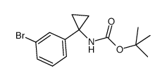 tert-Butyl (1-(3-bromophenyl)cyclopropyl)carbamate picture