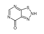 2H-thiadiazolo[5,4-d]pyrimidin-7-one Structure