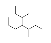 3,5-dimethyl-4-propylheptane Structure