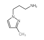 3-(3-METHYL-PYRAZOL-1-YL)-PROPYLAMINE结构式