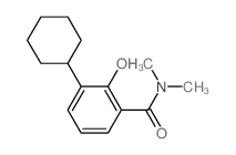 Benzamide,3-cyclohexyl-2-hydroxy-N,N-dimethyl- structure