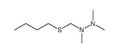 1,1,2-Trimethyl-2-butylmercaptomethyl-hydrazin结构式