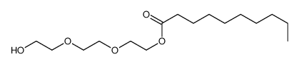 2-[2-(2-hydroxyethoxy)ethoxy]ethyl decanoate结构式