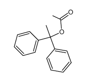 1,1-diphenylethyl acetate结构式