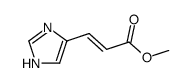 3-(1H-imidazol-4-yl)-2-propenoic acid methyl ester Structure