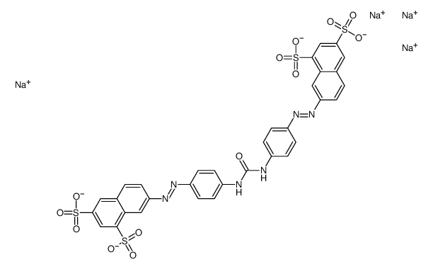 7,7'-[Carbonylbis(imino-4,1-phenyleneazo)]bis(1,3-naphthalenedisulfonic acid disodium) salt structure